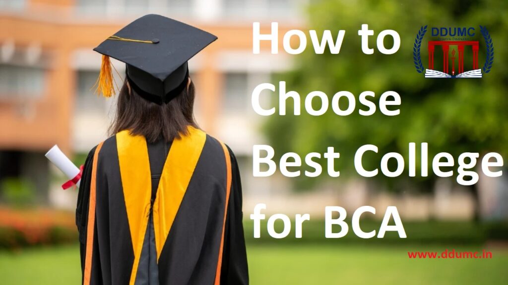 How to Choose Best BCA College?