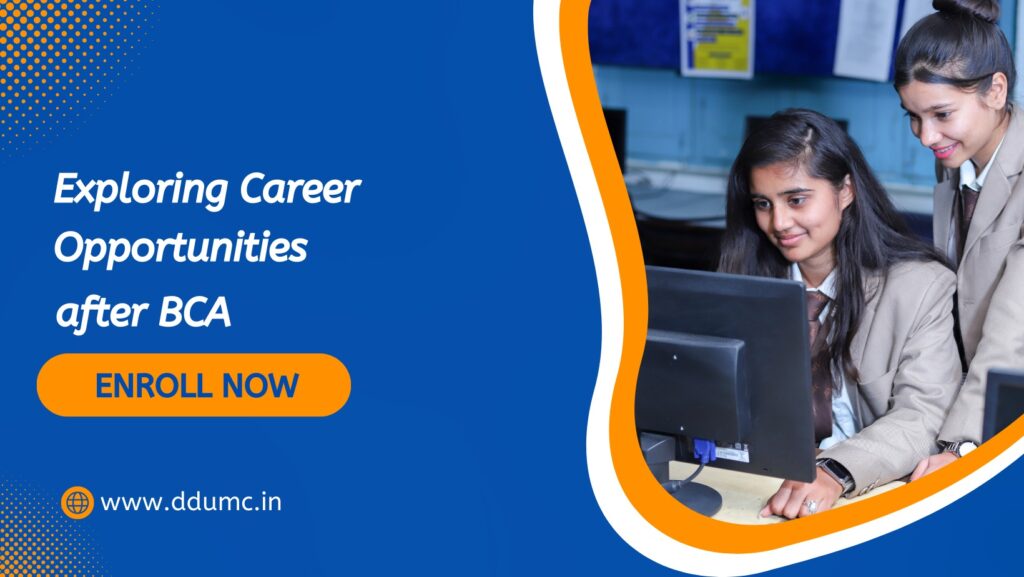 Exploring Career Opportunities after BCA