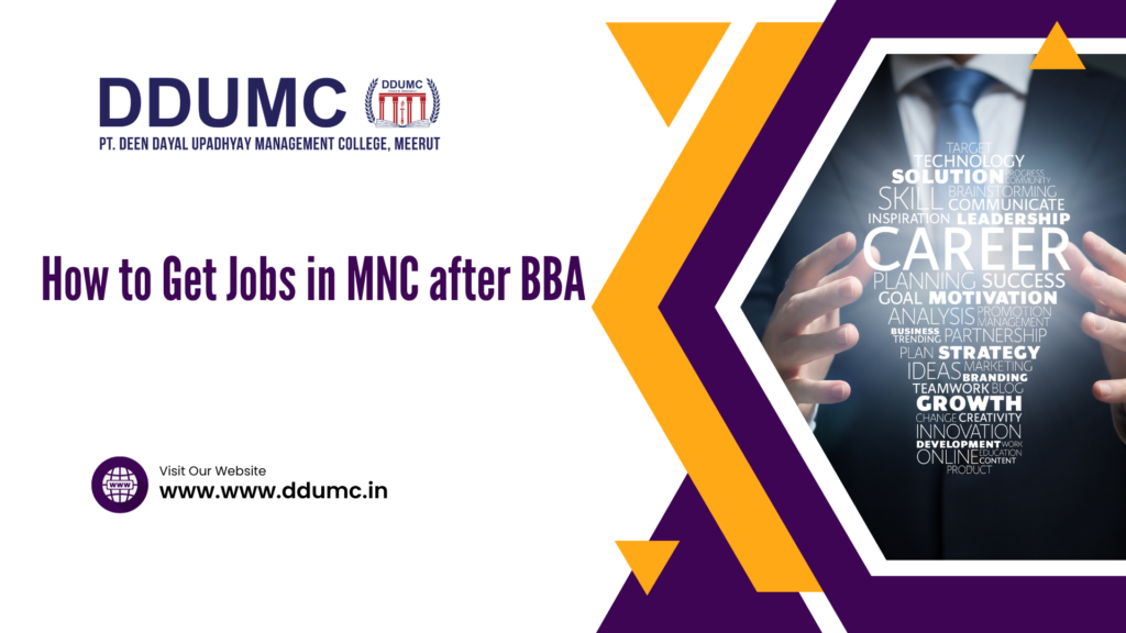 How to Get Jobs in MNC after BBA