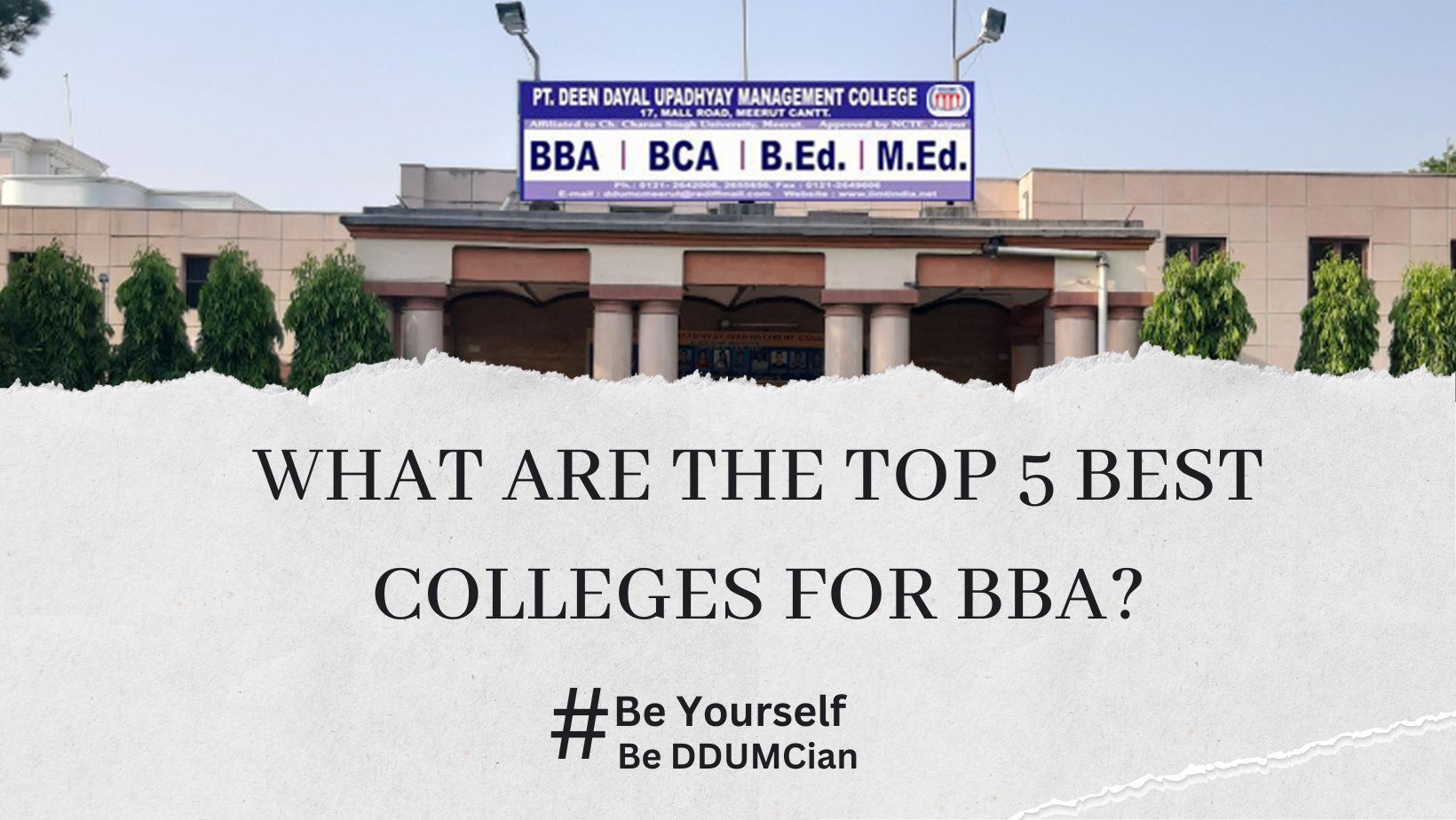 What are the top 5 best colleges for BBA