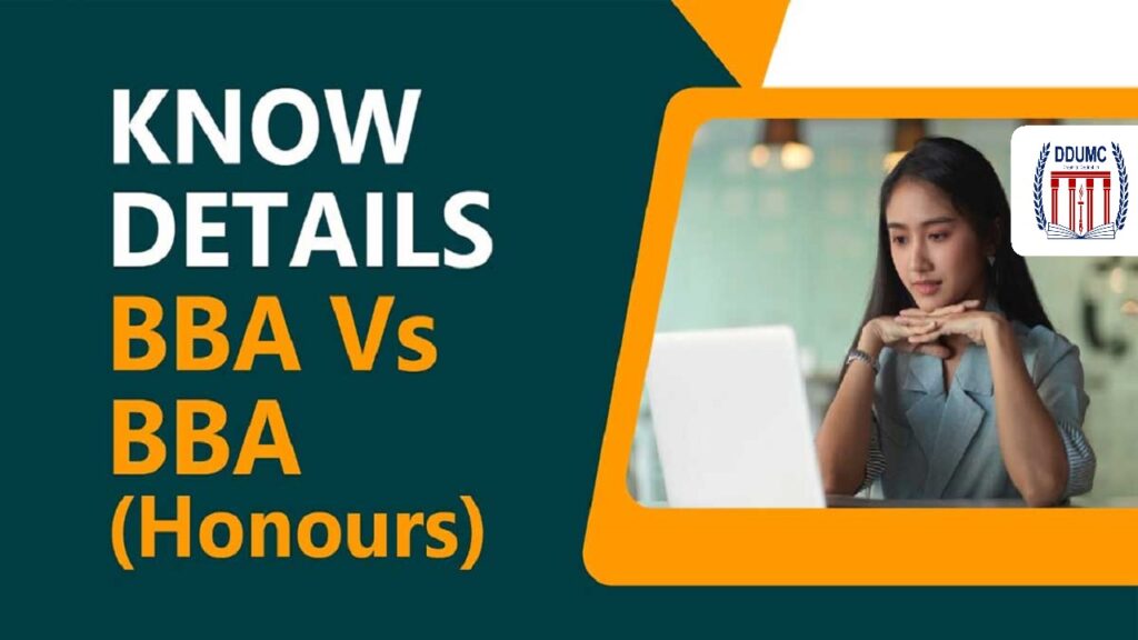 BBA vs BBA Hons. Which one to choose?
