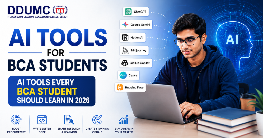AI Tools for BCA Students| AI Tools Every BCA Student Should Learn in 2026