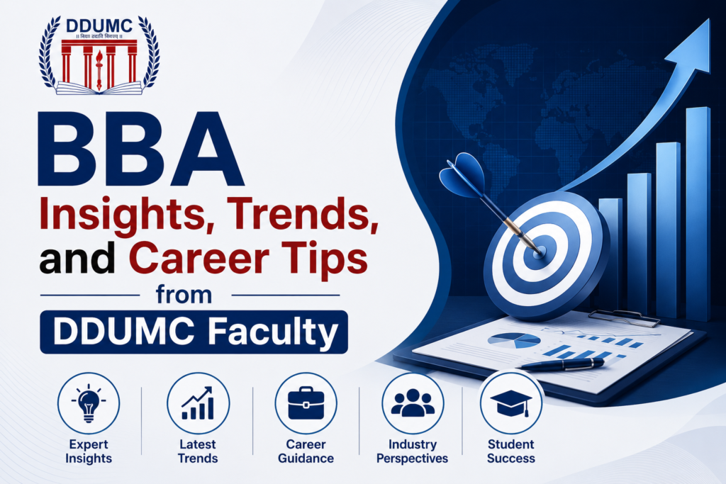 BBA Insights, Trends, and Career Tips from DDUMC Faculty