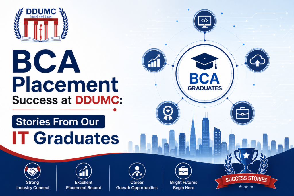 BCA Placement Success at DDUMC: Stories From Our IT Graduates