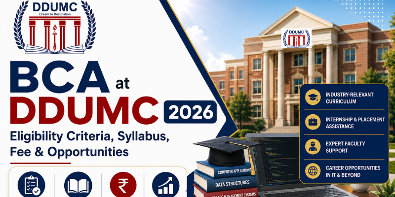 BCA at DDUMC 2026: Eligibility Criteria, Syllabus, Fee & Opportunities