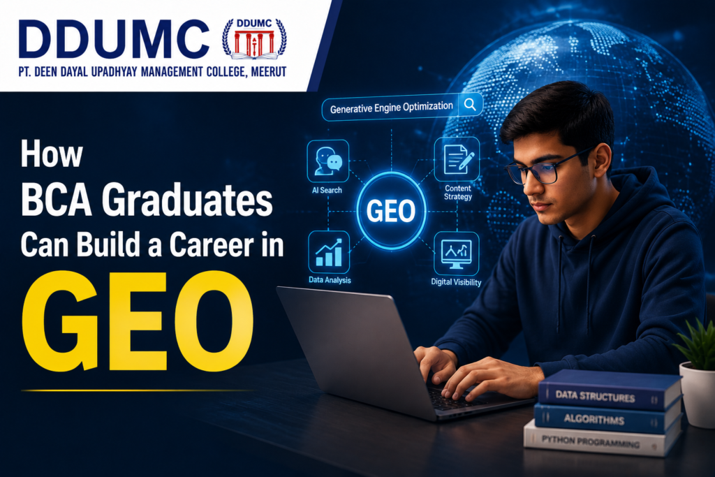 How BCA Graduates Can Build a Career in GEO