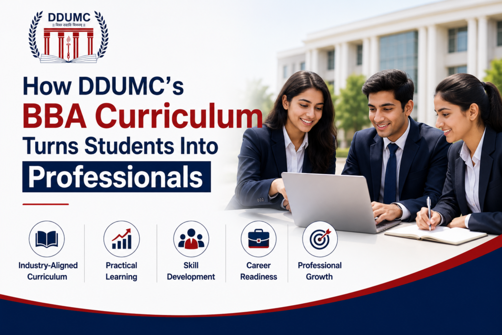 How DDUMC’s BBA Curriculum Turns Students Into Professionals
