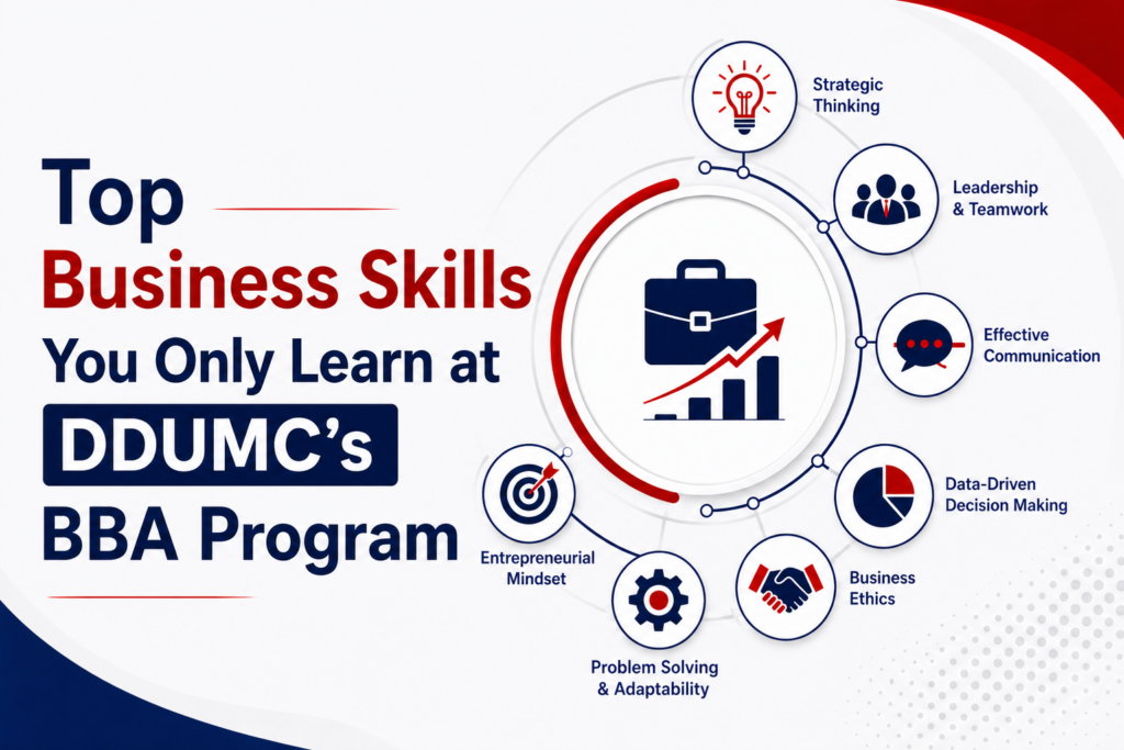 Top Business Skills You Only Learn at DDUMC’s BBA Program