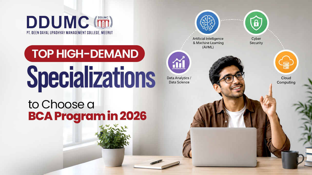 Top High-Demand Specializations to Choose a BCA Program in 2026
