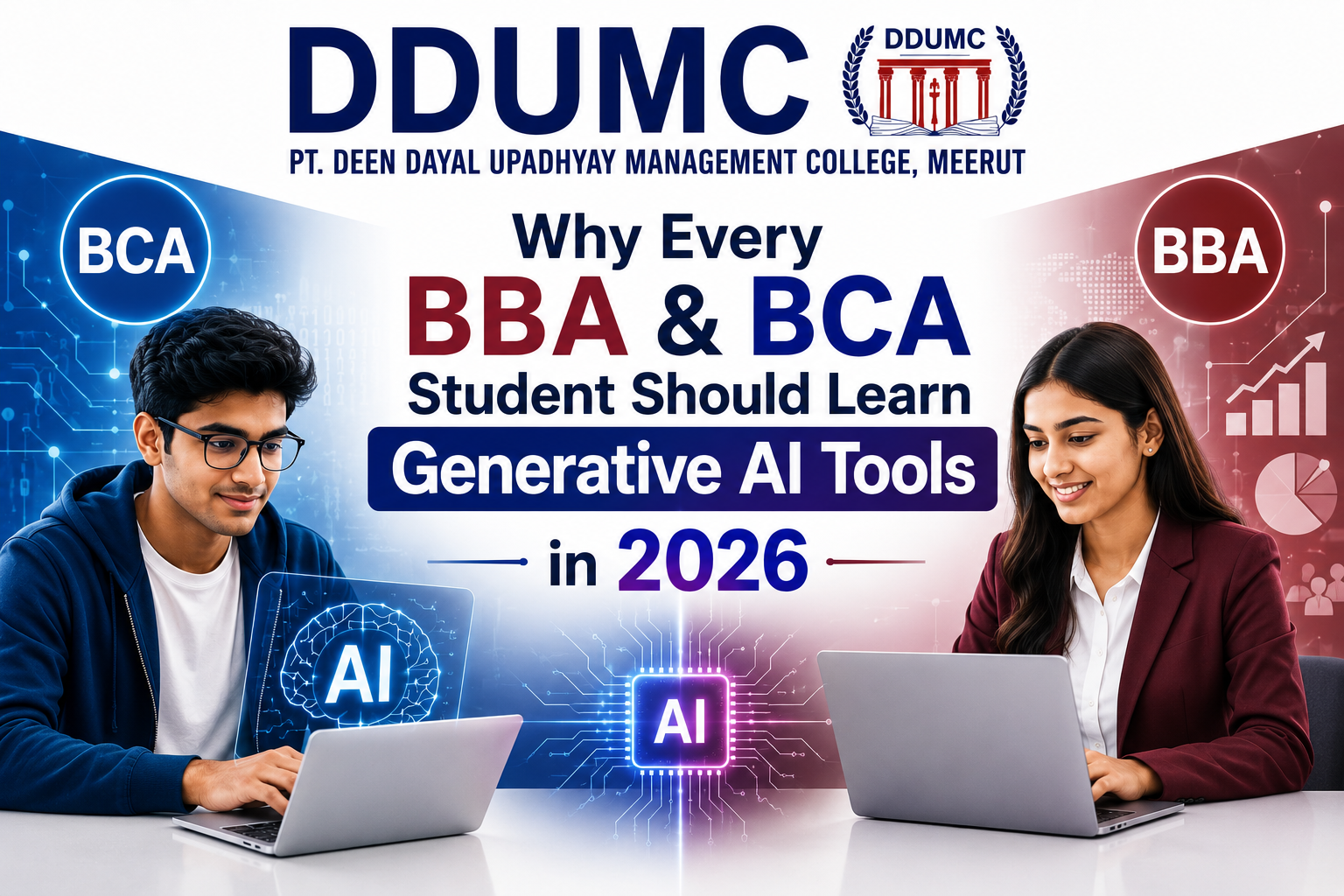 Why Every BBA & BCA Student Should Learn Generative AI Tools in 2026