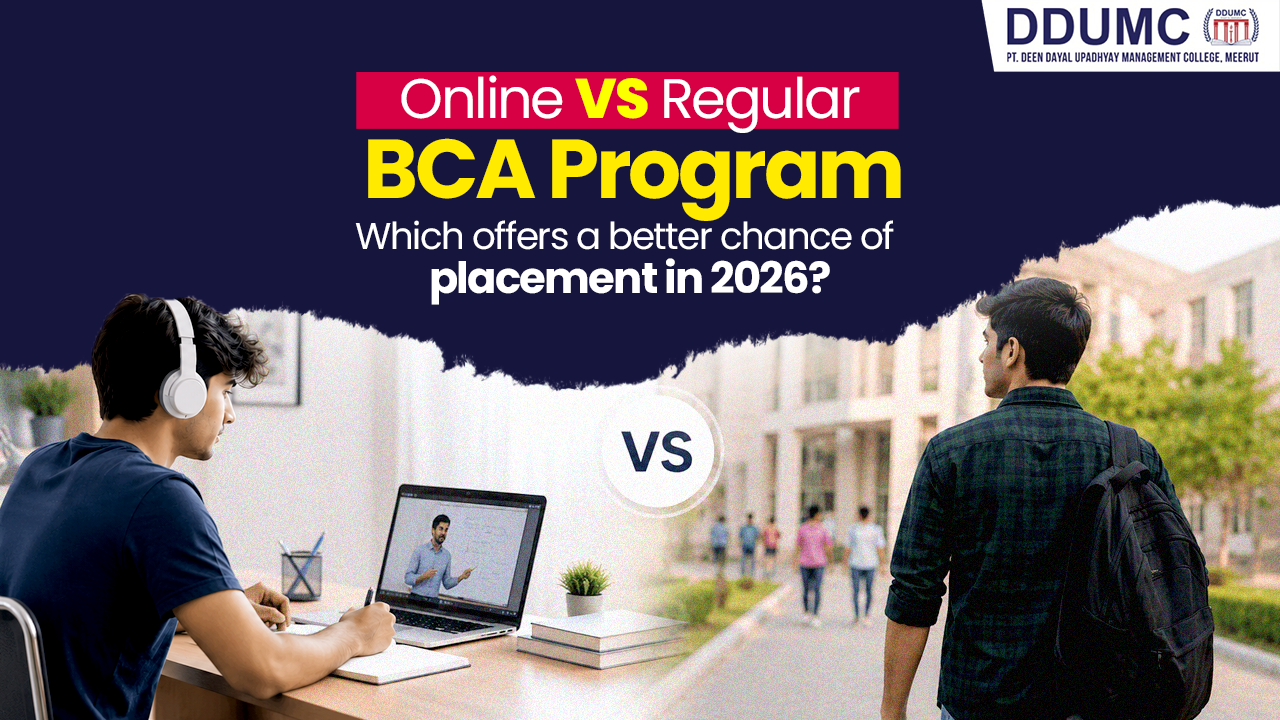 Online VS Regular BCA Program: Which offers a better chance of placement in 2026