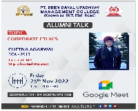 Alumni Talk by Chetna Agarwal - Pt. Deen Dayal Upadhyay Management College