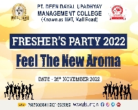 Freshers Party 2022 - Pt. Deen Dayal Upadhyay Management College