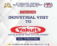 Industrial Visit to YAKULT  - Pt. Deen Dayal Upadhyay Management College
