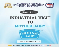 Industrial Visit to MOTHER DAIRY  - Pt. Deen Dayal Upadhyay Management College
