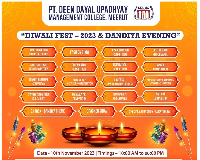 Diwali Fest 2023 - Pt. Deen Dayal Upadhyay Management College