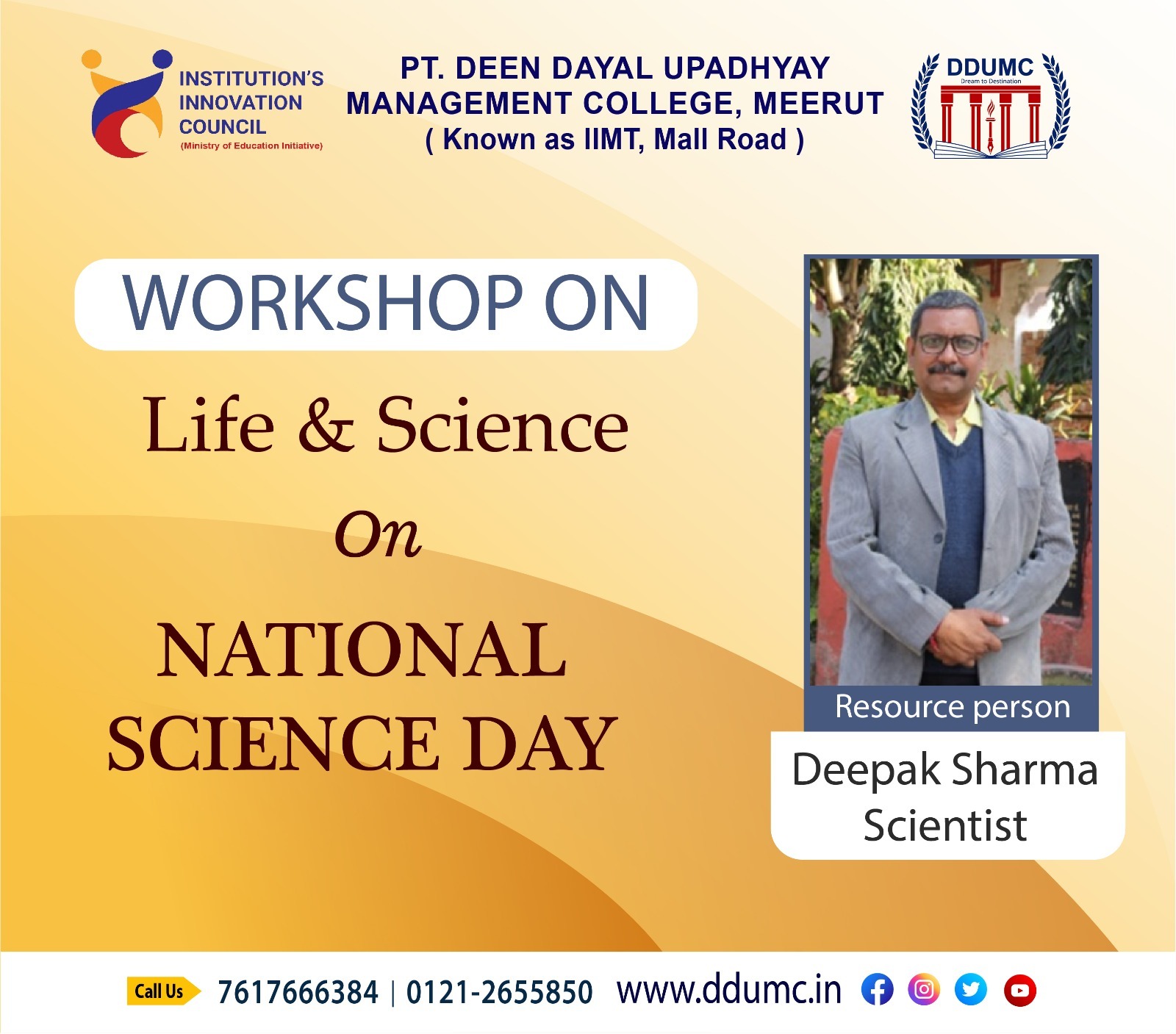 Workshop On Life & Science