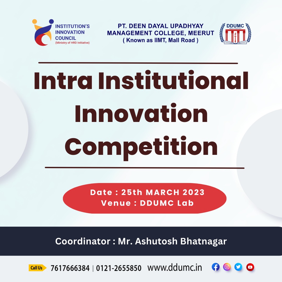 Intra Institutional Innovation Competition